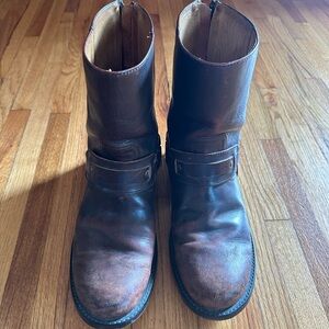 Frye Riley Harness Western Boots